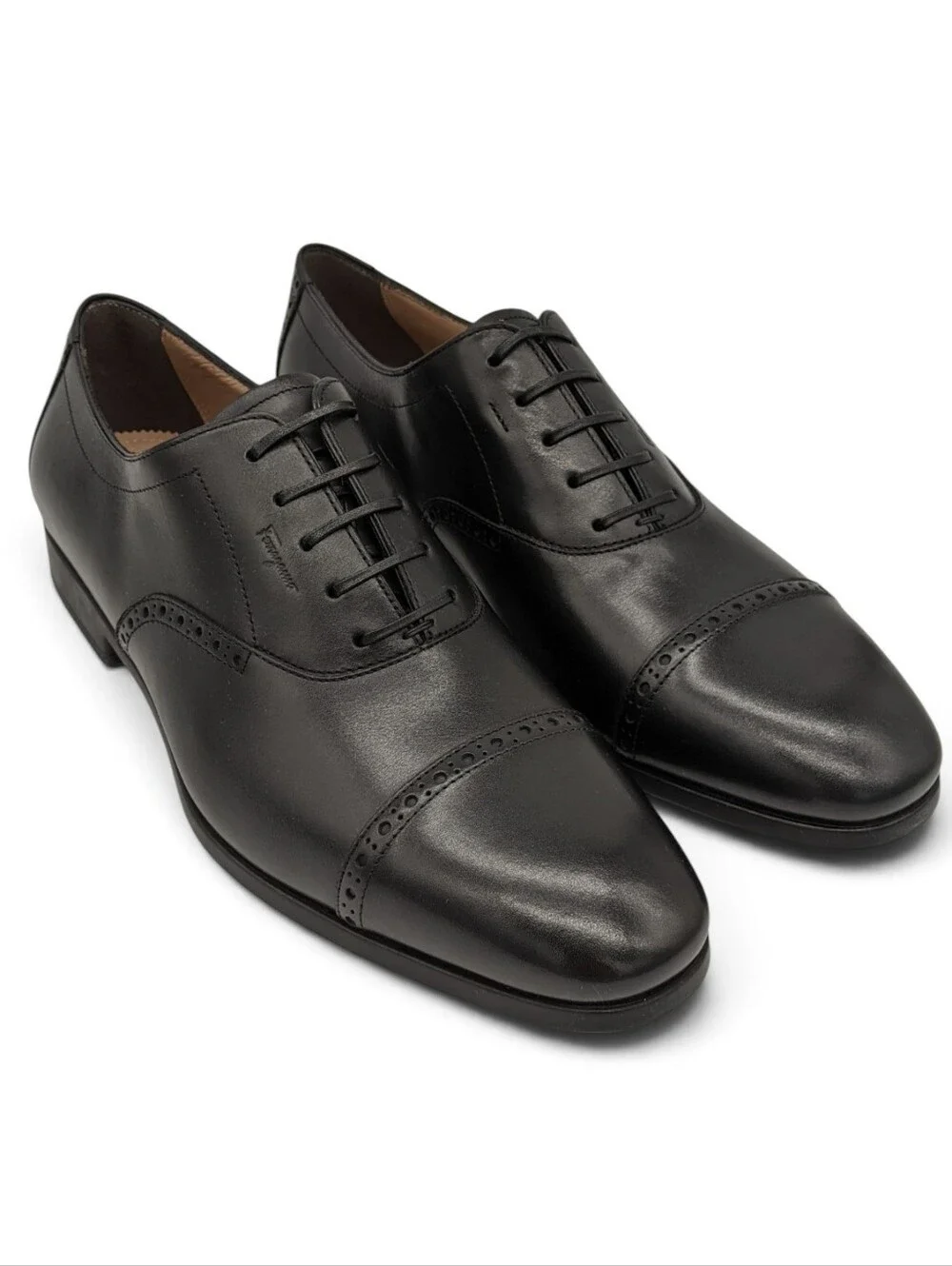 Ferragamo Mens Shoes Riley Loafers Size 8E New With Box